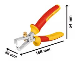 BOSCH 1000 Volt İzoleli Kablo Sıyırma Pensesi 180 mm(1600A02NE7)