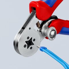 KNIPEX Kablo Yüksük Pabuç Sıkma Pensesi (975504)