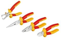 BOSCH Profesyonel VDE 1000 Volt 4 Parça Elektrikçi Pense Seti (1600A02NG1)