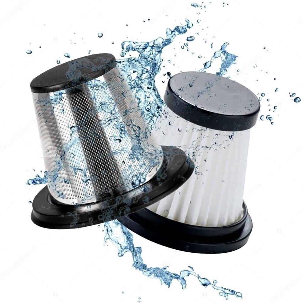 KOBB KBV20F 12V/Şarjlı Hibrit Araç Süpürgesi İçin Yedek HEPA+Çelik Filtre