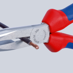 KNIPEX Eğri Ağız Kargaburun 200 mm (2622200)