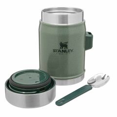 STANLEY Klasik Paslanmaz Çelik Kaşıklı Yemek Termosu 0.40 Lt - Yeşil