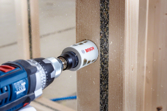 BOSCH 9 Parça HSS-Bimetal Panç - Delik Açma Testere Seti Ahşap ve Metal için
