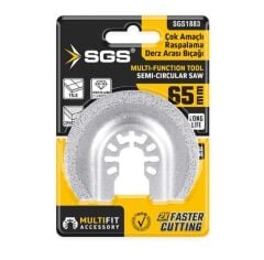 SGS 1883 MULTI-TOOLS KESİCİ VE RASPALAMA DERZ ARASI TEMİZLEME ELMAS 65MM