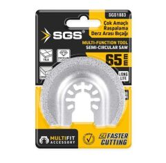 SGS 1883 MULTI-TOOLS KESİCİ VE RASPALAMA DERZ ARASI TEMİZLEME ELMAS 65MM