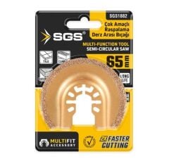 SGS 1882 MULTI-TOOLS KESİCİ VE RASPALAMA DERZ ARASI TEMİZLEME KARBÜR 65MM