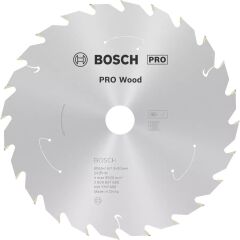 BOSCH 160x20x1,5 mm 24 Diş PRO Wood Ahşap Elmas Daire Testere Bıçağı