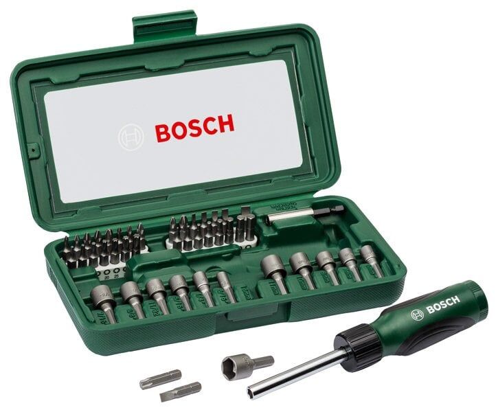 BOSCH 46 Parça Tornavida ve Vidalama Seti