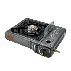 Rox Camping 0103 Tekli Portatif Kamp Ocak, Rüzgarlıa Gaz Girişliklı, Ekstr