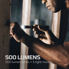 NEBO Master PL 500 Şarjlı Fener 500 Lümen (POC.1002.G)
