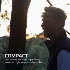 NEBO 7000 Kafa Lambası 150 Lümen