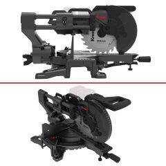 Kress KH483.9 40Volt 1400W 254MM Kömürsüz Kızaklı Bluetooth Bağlantılı Profesyonel Gönye Kesme (Akü Dahil Değildir)