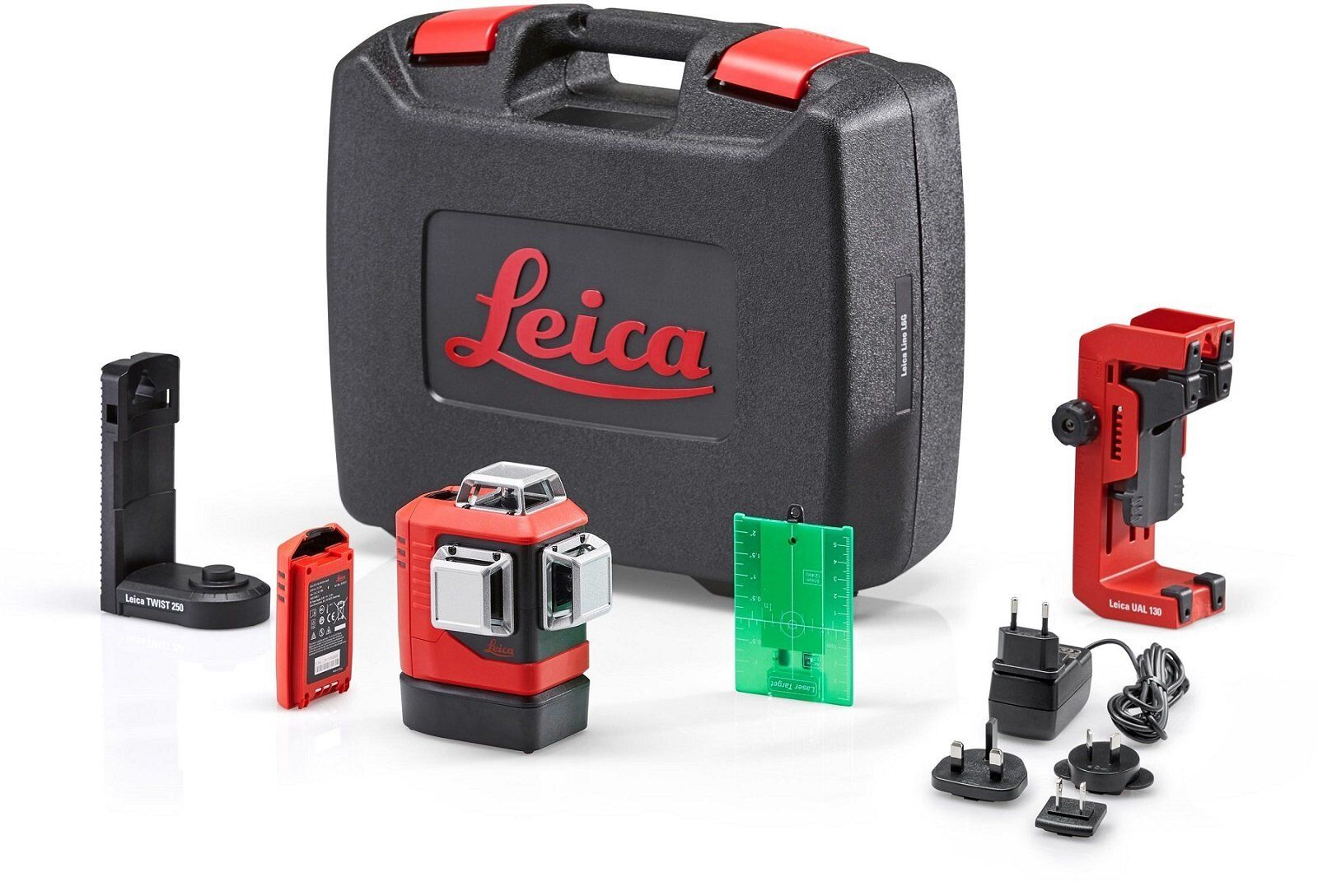 LEICA LINO L6G 3 Eksen 360 Derece Çapraz Çizgili Şarjlı Yeşil Lazer Terazi