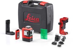 LEICA LINO L6G 3 Eksen 360 Derece Çapraz Çizgili Şarjlı Yeşil Lazer Terazi