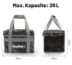 Coolist CL26C 26 Litre Katlanabilir Termos Bez Çanta / Buzluk